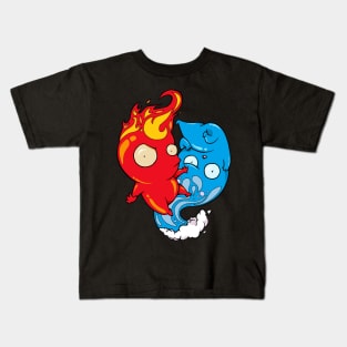 Fire and Water Kids T-Shirt